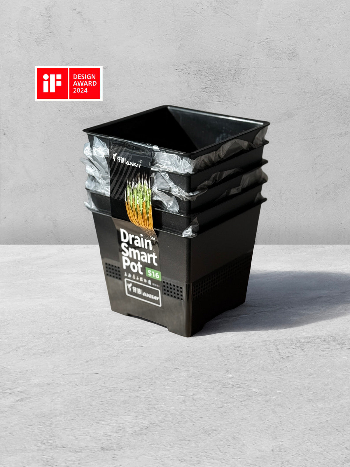 Vesseld Drain Smart S16 Perforated Planter