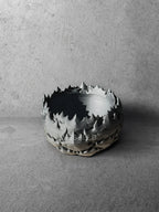 Vesseld.com Black textured Round 3D Printed Planter