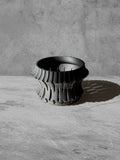 Vesseld.com 3D Printed Textured Circular Planter Pot
